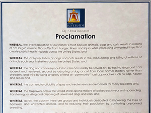 City of Riverside Proclamation